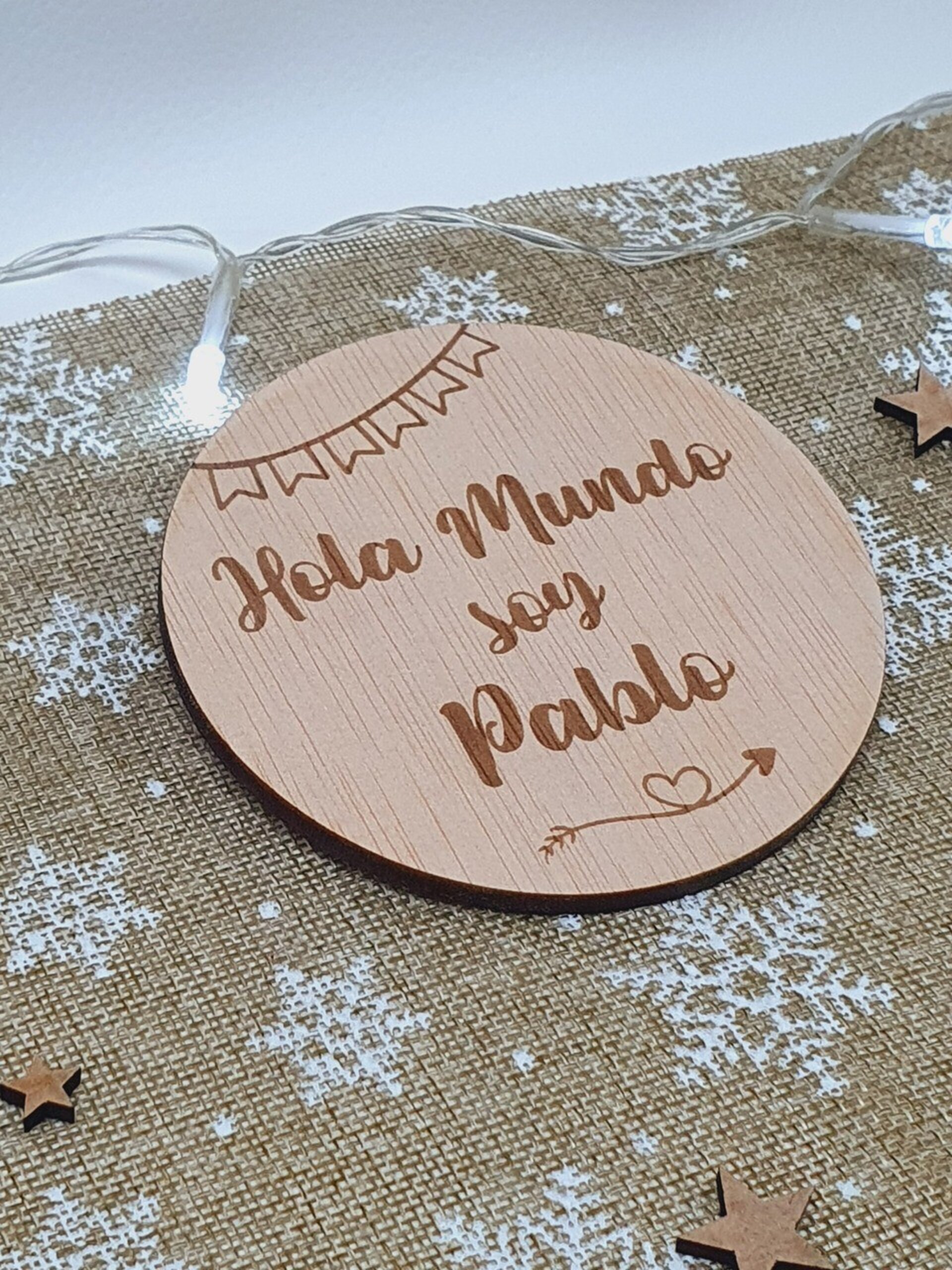 Placa Hola Mundo Soy..... - 2