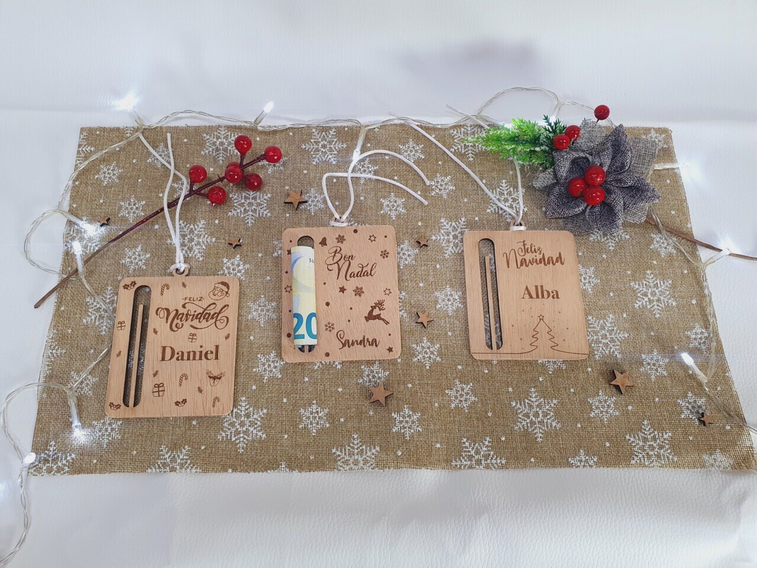 Soporte de dinero para regalo Navideño - 2