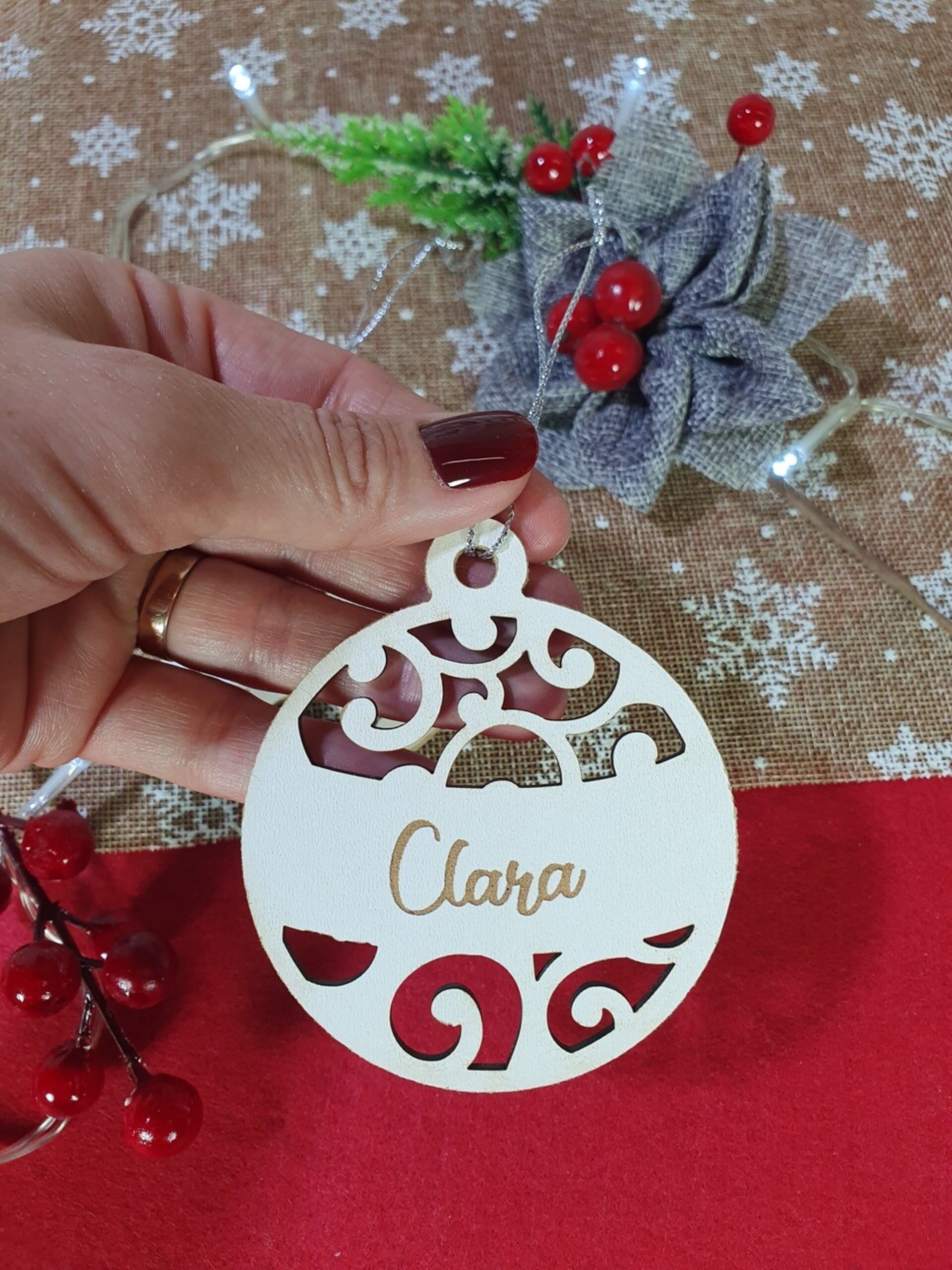 Bola blanca calada - 2