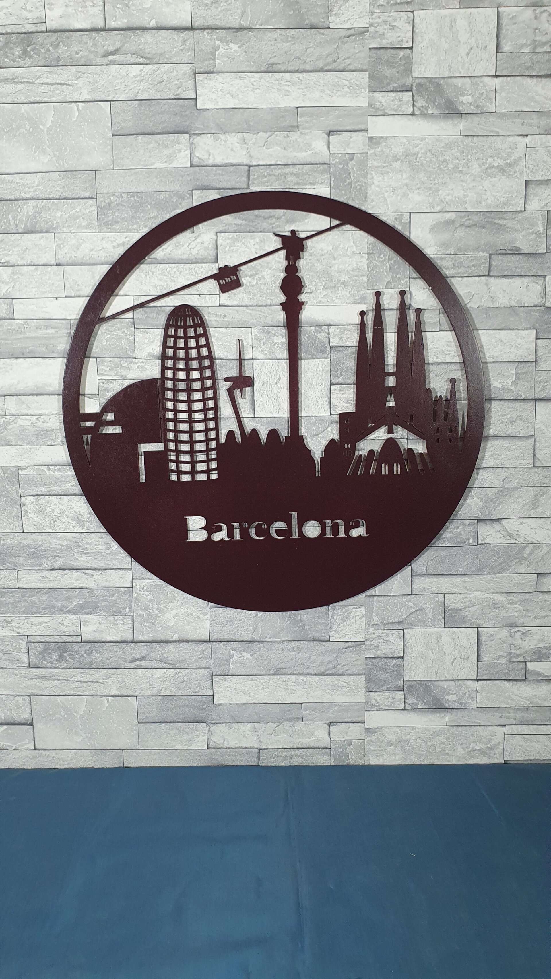 Cuadro silueta Barcelona - 3