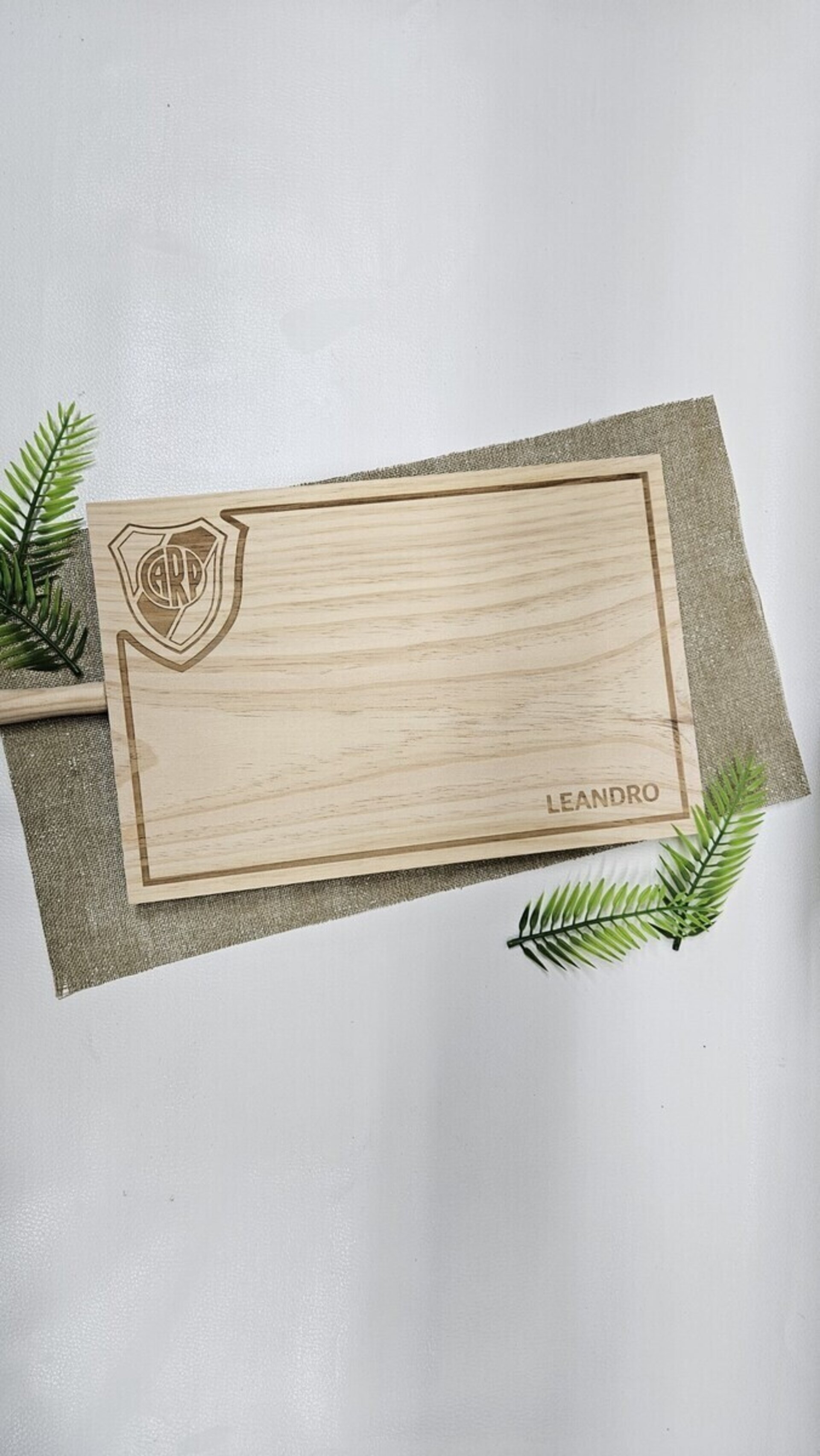 Tabla para Asado personalizada - River Plate - 2