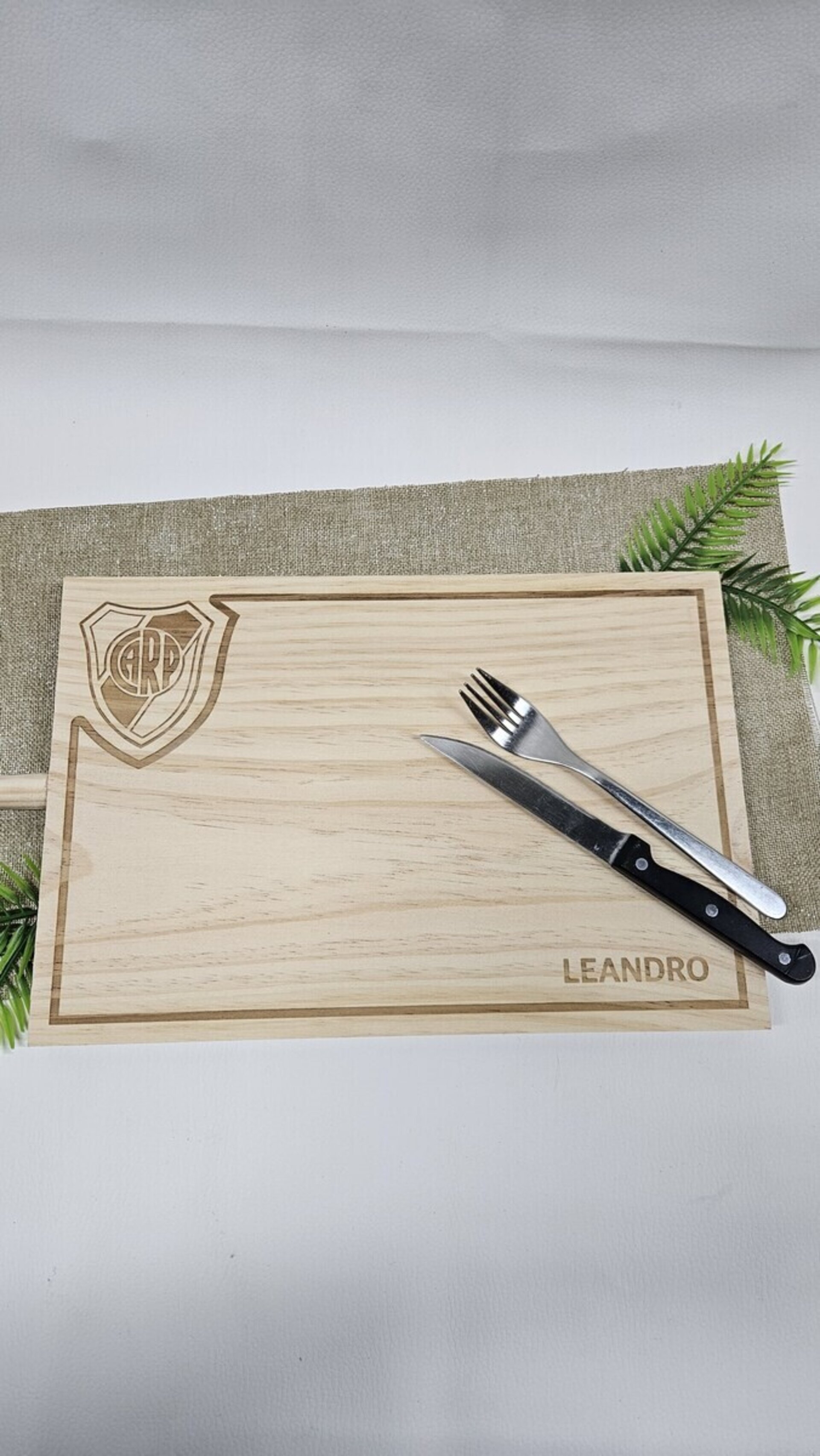 Tabla para Asado personalizada - River Plate - 1