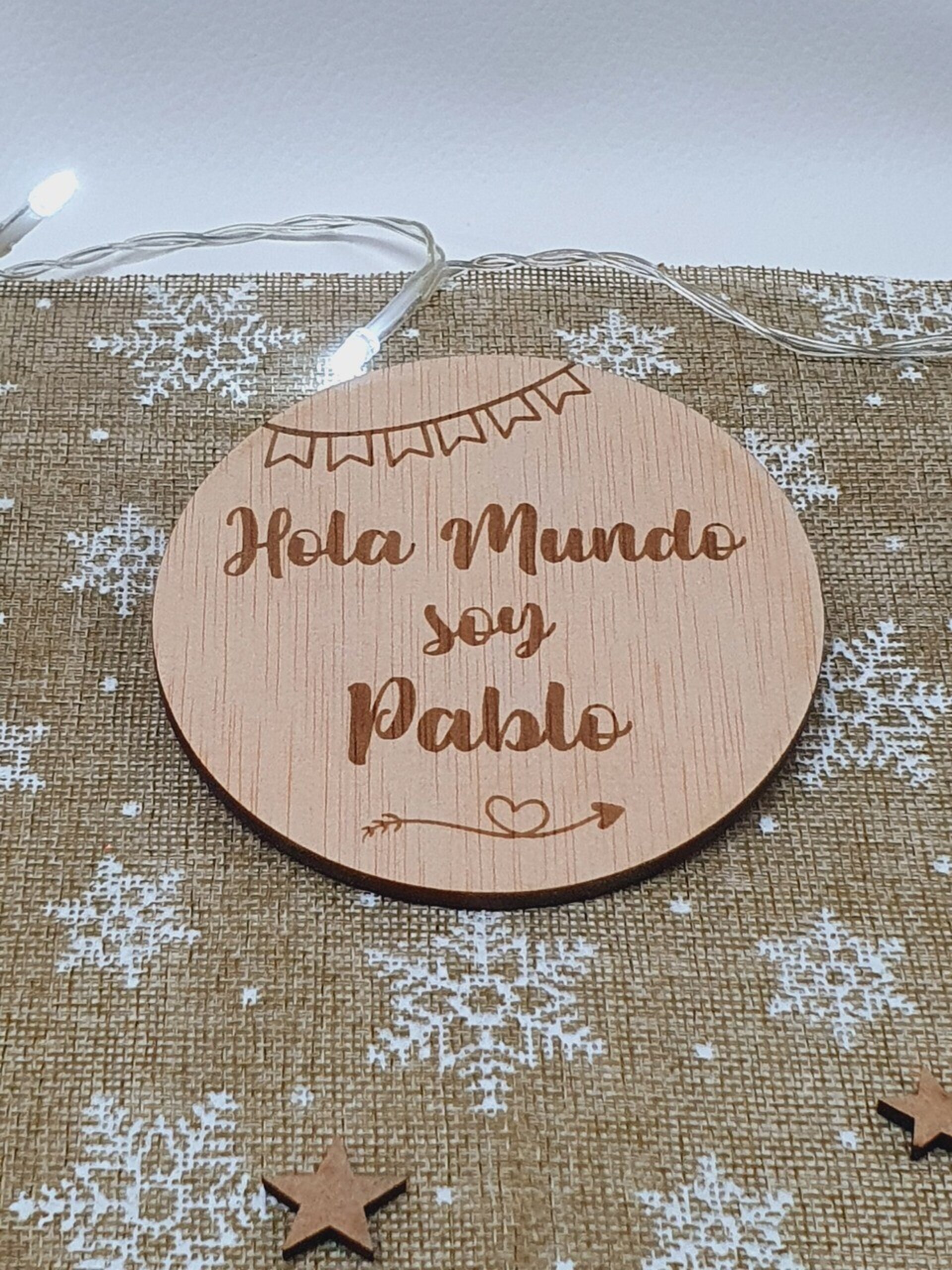 Placa Hola Mundo Soy..... - 3