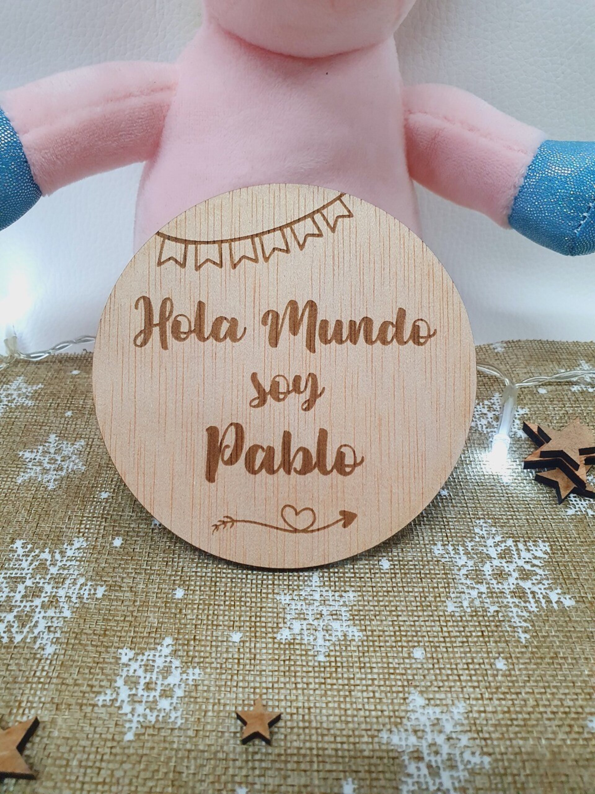 Placa Hola Mundo Soy..... - 4